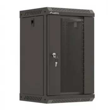 Lanberg WF11-3309-10B Rack-Schrank 9U Wandmontage-Rack Schwarz