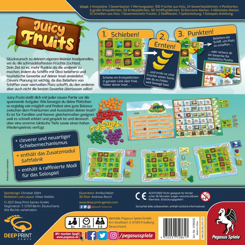 Deep Print Games: Juicy Fruits, Brettspiel