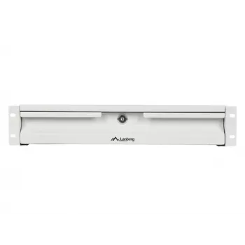 RACK-SCHUBLADE 19 2U 360MM GRAU LANBERG (2U/483X360MM TRAGKRAFT BIS 90KG, 4-PUNKT-MONTAGE)