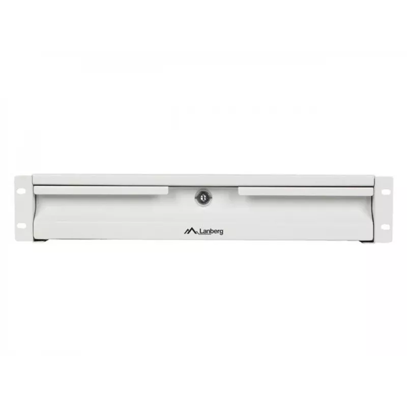 RACK-SCHUBLADE 19 2U 360MM GRAU LANBERG (2U/483X360MM TRAGKRAFT BIS 90KG, 4-PUNKT-MONTAGE)