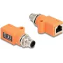 DeLOCK 60617 Kabeladapter M12 RJ45 Violett
