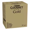 Nassfutter für Katzen Purina Nestlé GOURMET Gold Mus Mix — 96 x 85 g, 4 Sorten, ausgewachsene Katzen, 77,5 % Feuchtigkeit