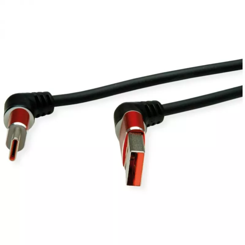 ROLINE USB2.0 Kabel 360°-drehb. A-C ST/ST 2m - Kabel - Digital/Daten (11.02.8346)