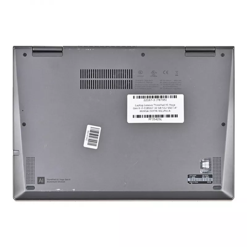 LENOVO ThinkPad X1 Yoga Gen.6 i7-1185G7 32GB 512GB SSD 14 WUXGA(Touch) Win11pro USED US QWERTY Gebraucht