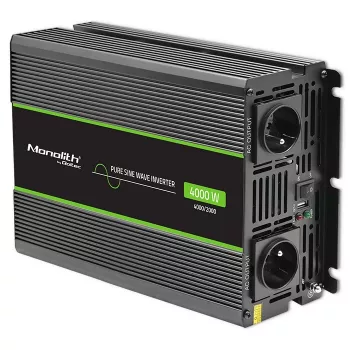 Qoltec Monolith Stromadapter/-wandler Auto 4000 W Schwarz