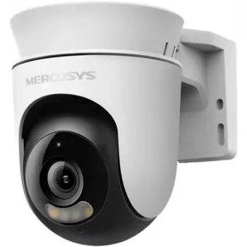 IP-Überwachungskamera MERCUSYS MC500 1080p WDR Wi‑Fi Außen-Glühbirne IP65 PoE/DC 2‑Wege-Audio 340° Schwenk 9x optischer Zoom