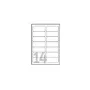 Avery Zweckform Avery - Weiß - 99,1 x 38,1 mm 1400 Etiketten (100 Blatt x 14)