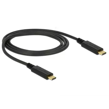 USB-Kabel DeLOCK 85531 USB 3.2 Gen 2 1m USB C Schwarz