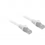 Patchkabel RJ45 Cat.6a SFTP (Weiß, 25 cm, LSOH (halogenfrei))