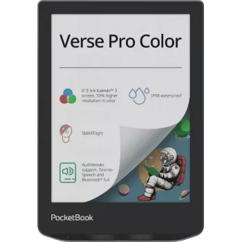 PocketBook Verse Pro Color E-Book-Reader 6 E Ink Kaleido 3 16 GB Wi-Fi Stormy Sea (PB634K3-1-WW)
