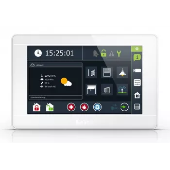 SATEL KEYPAD INT-TSI-W GRAPHIC 7 ZOLL (WEISS)