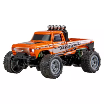 Ferngesteuerter Monstertruck Amewi DieCast 1:64 RTR Orange, Metallgehäuse, Ready-to-Run