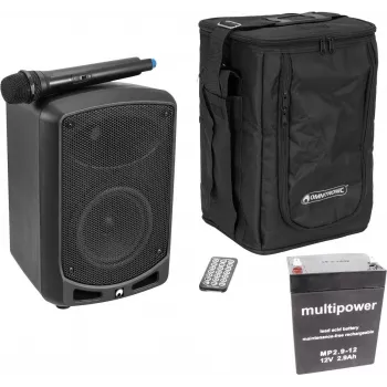 Tragbares PA-System Omnitronic WAMS-65BT mit Bluetooth, batteriebetrieben