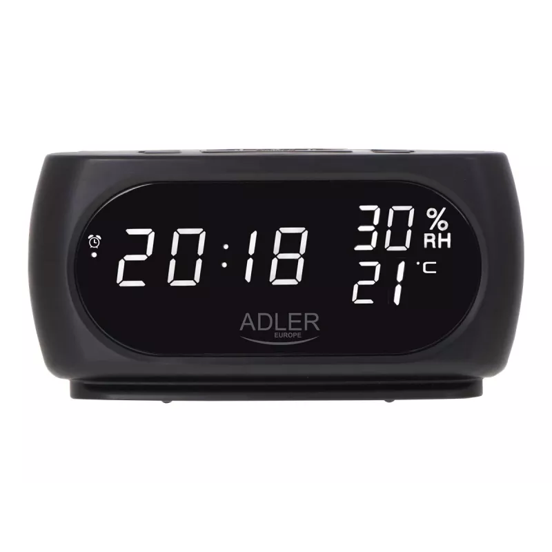 Adler AD 1186 Wecker Digitaler Wecker Schwarz