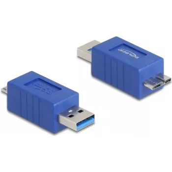 DeLOCK 67214 Kabel-Adapter USB Typ-A auf USB Micro-B Blau