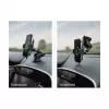 Aktive Auto-Halterung DELOCK 66939 für Mobiltelefone — Saugnapfhalterung, Schwarz/Grau, kompatibel mit kabellosem Laden