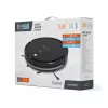Roboterstaubsauger TEESA Smart VAC 2 — rund, schwarz, 1000 Pa Saugleistung, 9,6 V/2000 mAh Li-Akku, 0,2 l Staubbehälter, WLAN, automatische Rückkehr