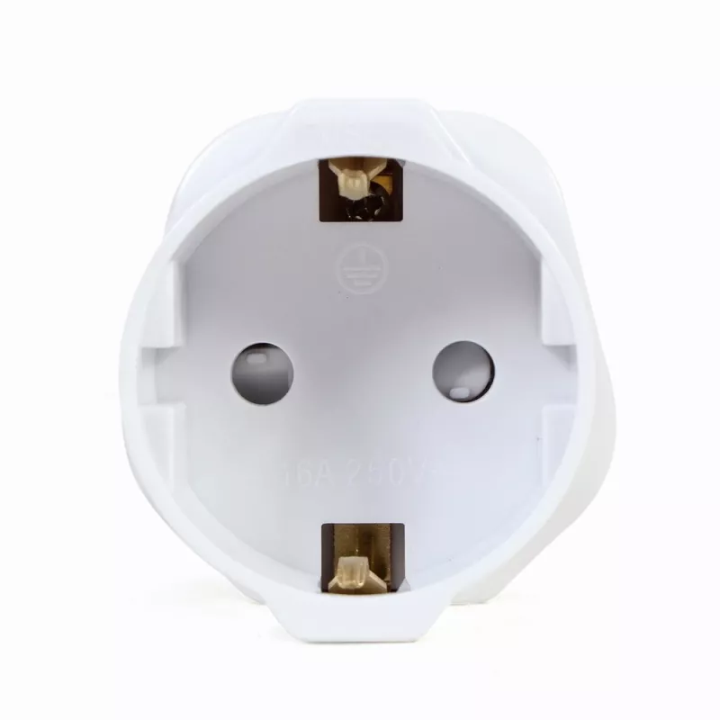 Gembird A-AC-EUFUKM-01 AC-Netzadapter, EU-Schuko-Steckdose auf UK-Stecker, 13 A
