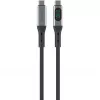 USB-Kabel 4smarts 541438 USB4 Gen 2x2 1,5 m USB-C Schwarz Grau