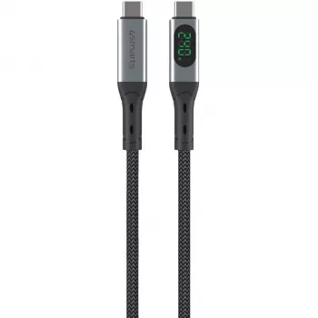 USB-Kabel 4smarts 541438 USB4 Gen 2x2 1,5 m USB-C Schwarz Grau