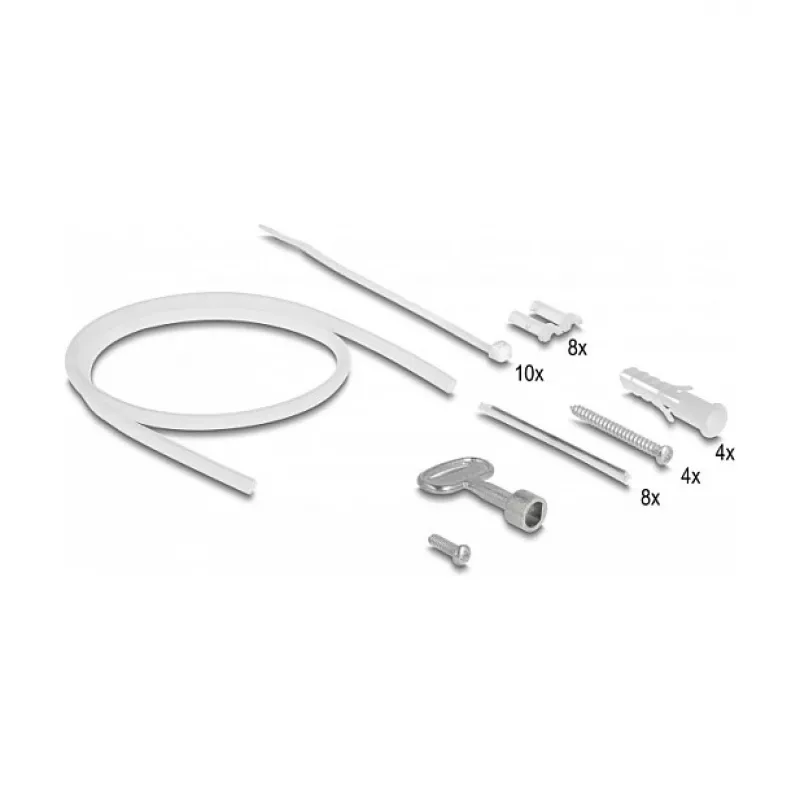 DeLOCK Glasfaserverteilerbox 8 Port wasserdicht Weiß