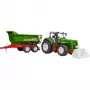 Frontladertipper-Anhänger BRUDER BR-03452 für Traktor Roadmax – Spielzeuganbaugerät, kompatibel mit Roadmax-Traktoren