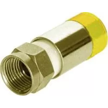 Koaxialstecker F-Typ Megasat 1200377 Messing 7,3 mm