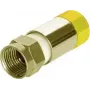 Koaxialstecker F-Typ Megasat 1200377 Messing 7,3 mm