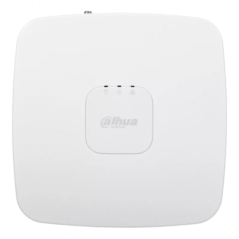 Netzwerk-Videorekorder DAHUA NVR2108-I2 — 8-Kanal-NVR, 4096×2400 max, SATA III bis 10 TB, 1U weiß