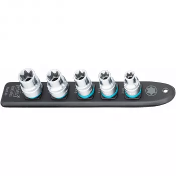 Steckschlüsselsatz Hazet 900E-SR/5 — 1/2 Zoll Antrieb TORX E12–E20 kurze Steckschlüsseleinsätze