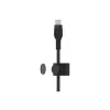 Kabel BoostCharge USB-C/USB-C geflochtenes Silikon 2 m, schwarz