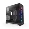 PC-Gehäuse NZXT H9 Flow RGB Midi Tower Schwarz
