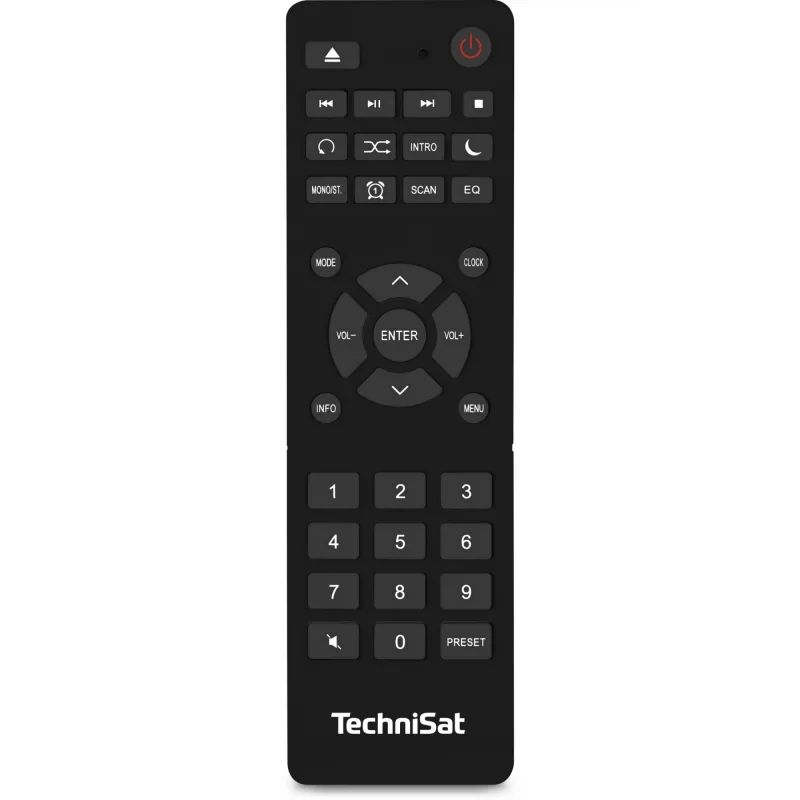 TechniSat DigitRadio 370 CD BT - Audiosystem - 2 x 5 Watt - Schwarz