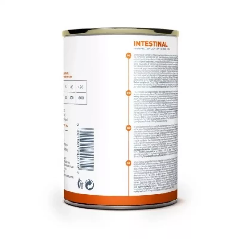 Nassfutter für Hunde VETEXPERT Veterinary Diet Intestinal 400 g, Geflügel, getreidefrei, zur Erholung nach Verdauungsoperationen