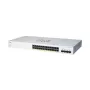 Managed L2 Gigabit PoE Switch Cisco CBS220-24FP-4G — 24x Gigabit RJ-45, PoE, 56 Gbit/s, MAC 8192, Rack-Montage