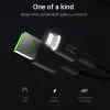 Lightning-auf-USB-A-Kabel Grün Cell KABGC12, 2 m, Lightning – USB A, Schwarz