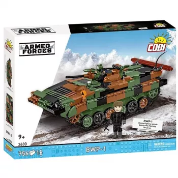 Blockset Cobi Armed Forces BWP-1 2630 — Modellset des polnisch-ukrainischen amphibischen Schützenpanzers