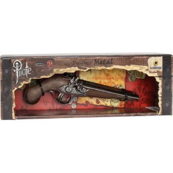 Metall-Piratenpistole Spielzeug Pulio Modell 15541/0 mit realistischem Design