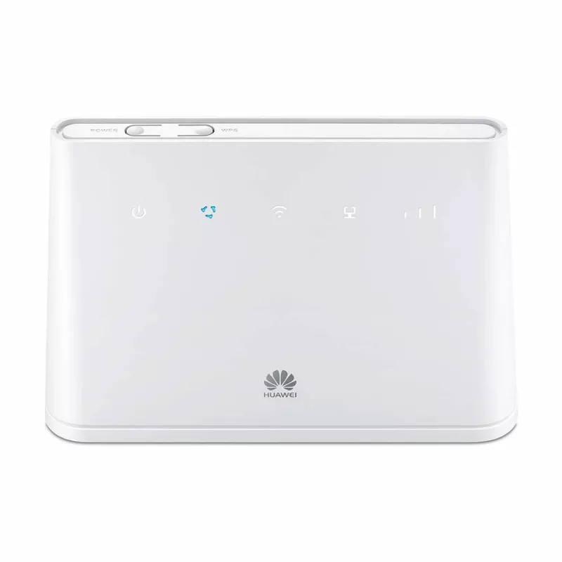 Tischrouter HUAWEI B311-221 Single-Band 2,4 GHz Wi‑Fi 4 (802.11n), Gigabit Ethernet, 4G LTE, SIM-Slot, RJ-11, 12V 1A, weiß