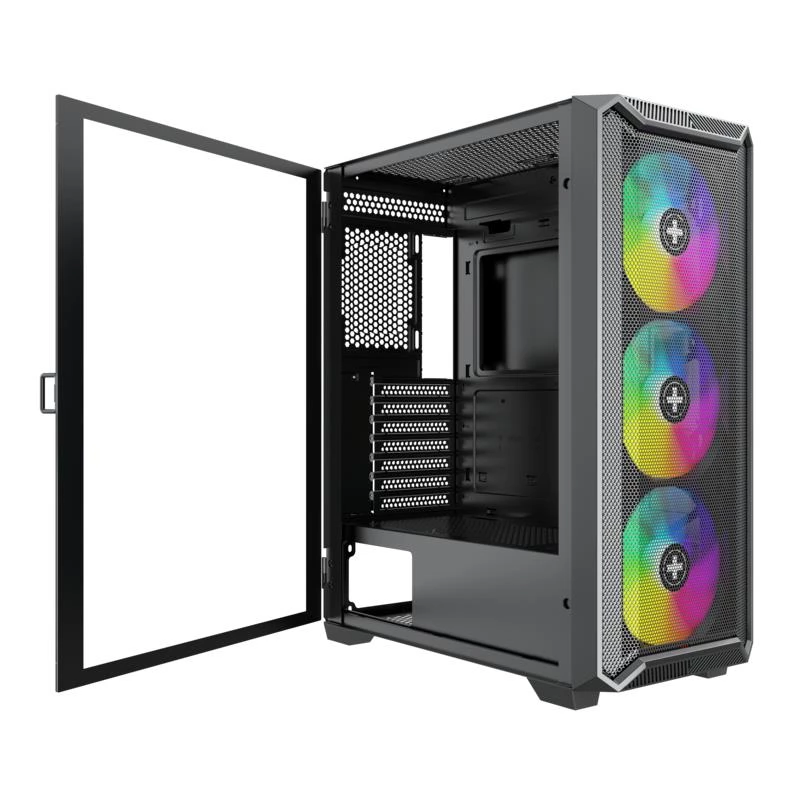 Case|XILENCE|ATX/micro ATX/Mini-ITX|Schwarz|Midi Tower|PC|XG161