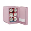Mini-Kühlschrank mit LED-Makeup-Spiegel Elle ESDAFX04PUEU 4 L, lila
