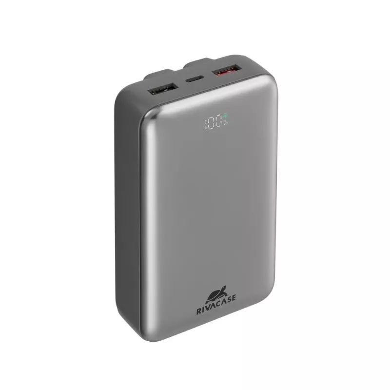 Powerbank Rivacase VA2612 – 20000-mAh-tragbares USB-Ladegerät mit mehreren USB-Anschlüssen