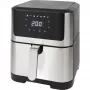 ProfiCook PC-FR 1269 H Fritteuse, Einzel, 8 l, Standgerät, 1800 W, Heißluftfritteuse, Schwarz, Edelstahl