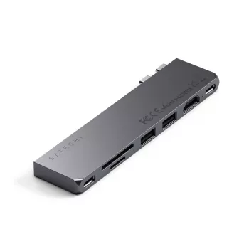 Satechi Type-C Pro Hub schlank - Space Gray
