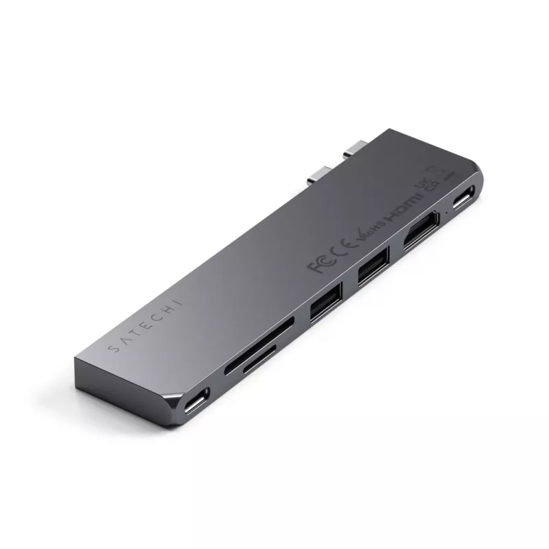 Satechi Type-C Pro Hub schlank - Space Gray