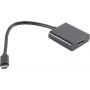 Videokabel-Adapter S/CONN 14-05001 0,2 m USB Type-C zu HDMI Type A Schwarz
