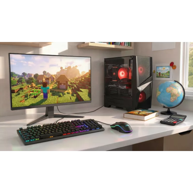 Kabelgebundene beheizte Gaming-Maus ActiveJet AMY-W390 — beidhändig, optisch 2000 DPI, USB Typ-A, 4 Tasten, schwarz