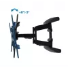 Wandhalterung ESPERANZA ERW021 für 40–85 Zoll Flachbildfernseher, Metall, neigbar, 6–50 cm Abstand, 68 kg Tragkraft, VESA 200x100–600x500 mm