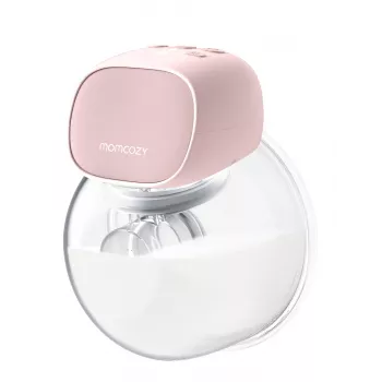 Momcozy S9 Pro Doppelte elektrische Milchpumpe Pink, 180ml