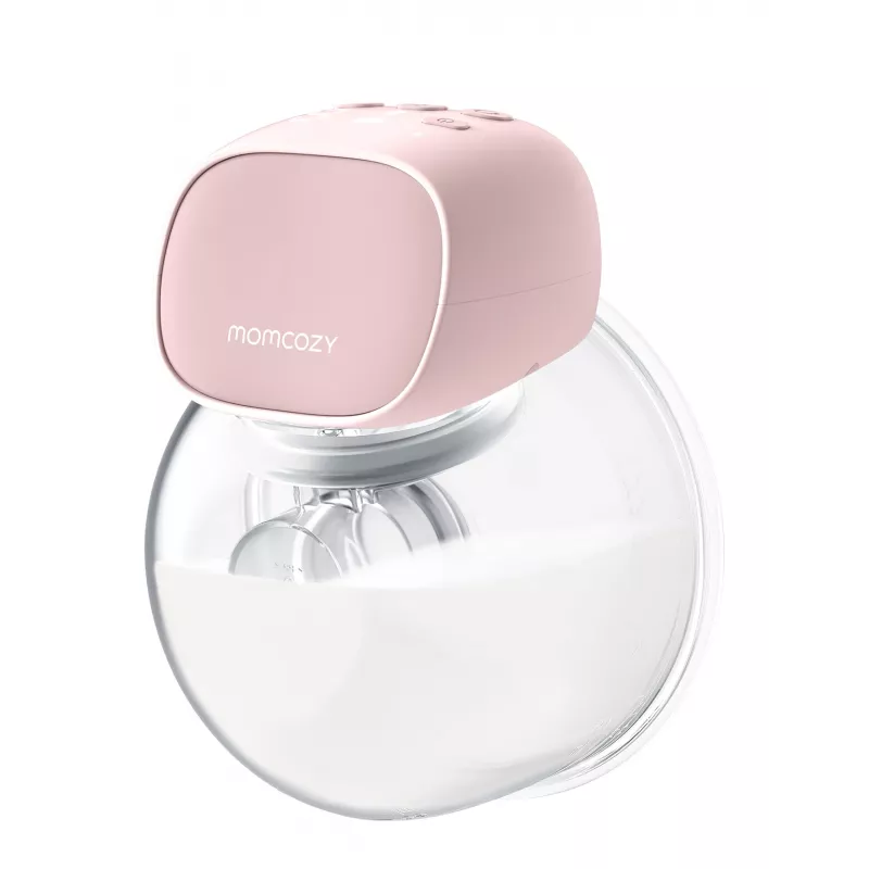 Momcozy S9 Pro Doppelte elektrische Milchpumpe Pink, 180ml